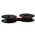 Ruban Groupe 1 double bobine nylon noir/rouge