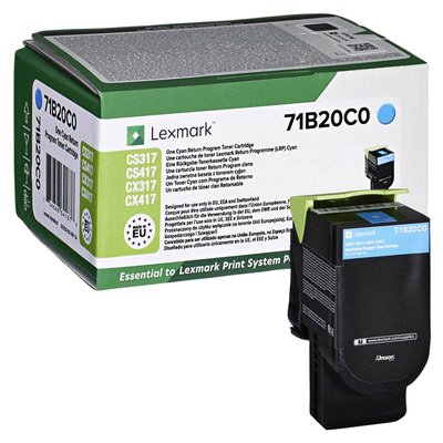 Cartouche toner Lexmark 71B20C0 bleu