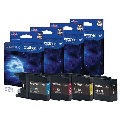 Inktcartridge Brother LC-1280XLM rood