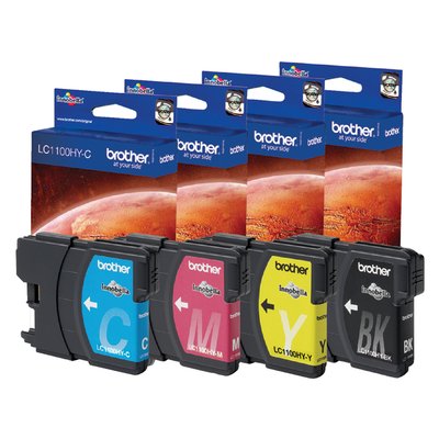 Inktcartridge Brother LC-1100HYBK zwart