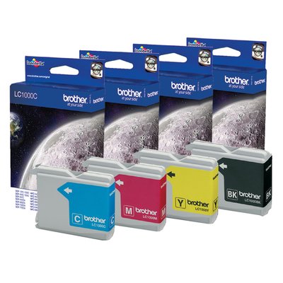 Inktcartridge Brother LC-1000M rood
