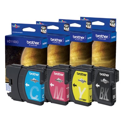 Inktcartridge Brother LC-1100M rood