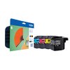 Inktcartridge Brother LC-129XLVALBP zwart + 3 kleuren foto