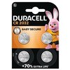 Batterij Duracell knoopcel 4xCR2032 lithium Ø20mm 3V-180mAh foto
