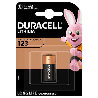 Batterij Duracell 1x CR123 high power lithium