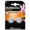 Batterij Duracell knoopcel 2xCR2032 lithium Ø20mm 3V-180mAh foto