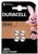 Batterij Duracell knoopcel 4xLR44 alkaline Ø11,6mm