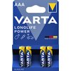 Batterij VARTA Longlife Power 4x AAA foto