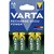 Batterij oplaadbaar VARTA 4x AA 2100mAh ready2use