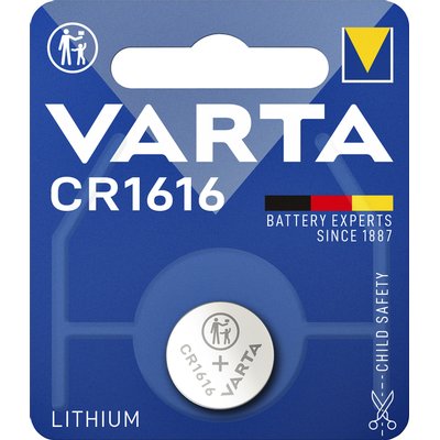 Batterij VARTA knoopcel 1x CR1616 lithium