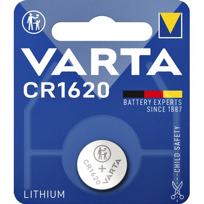 Batterij VARTA knoopcel 1x CR1620 lithium