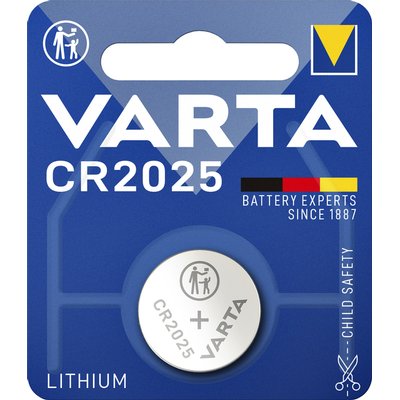 Batterij VARTA knoopcel 1x CR2025 lithium