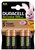 Batterij oplaadbaar Duracell 4x AA 1300mAh Plus