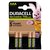 Batterij oplaadbaar Duracell 4x AAA 750mAh Plus