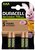 Batterij oplaadbaar Duracell 4x AAA 750mAh Plus