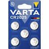 Batterij VARTA knoopcel 5x CR2025 lithium foto