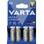 Pile VARTA Ultra lithium 4x AA