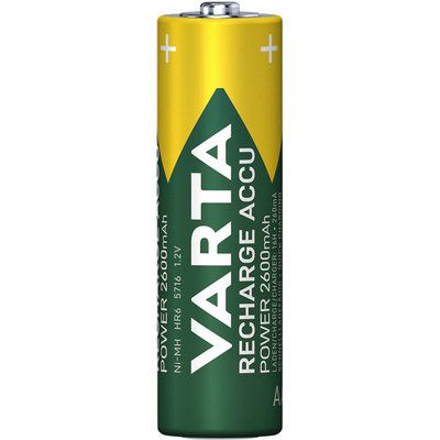 Batterij oplaadbaar VARTA 2x AA 2600mAh ready2use