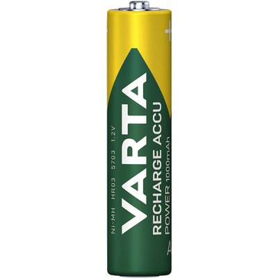 Batterij oplaadbaar VARTA 4x AAA 1000mAh ready2use