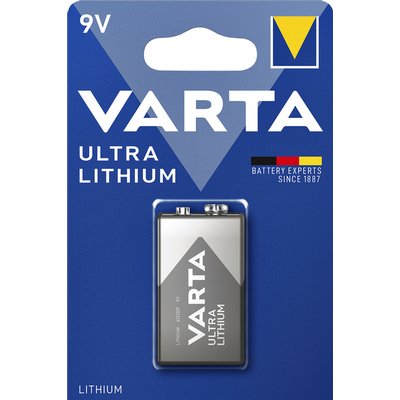 Batterij VARTA Ultra lithium 9Volt