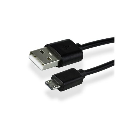 Kabel Green Mouse USB Micro-A 2.0 2 meter zwart