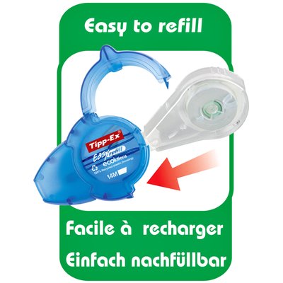 Correctietape Tipp-Ex easy refill ecolutions 5mmx14m