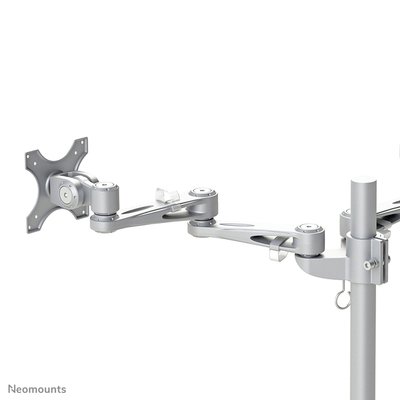 Support écran Neomounts D935DG 2x10-27" oeillet argent