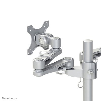 Support écran Neomounts D935DG 2x10-27" oeillet argent
