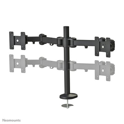 Monitorarm Neomounts D960DG doorvoerklem zwart