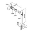 Support écran Neomounts D960 10-30" avec pince noir Photo