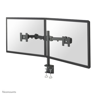 Support écran Neomounts D960D 2x 10-27" avec pince noir
