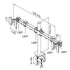 Support écran Neomounts D960D 2x 10-27" avec pince noir Photo