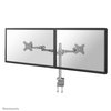 Support écran Neomounts D935D 2x 10-27" avec pince argent Photo