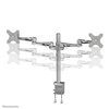 Support écran Neomounts D935D 2x 10-27" avec pince argent Photo