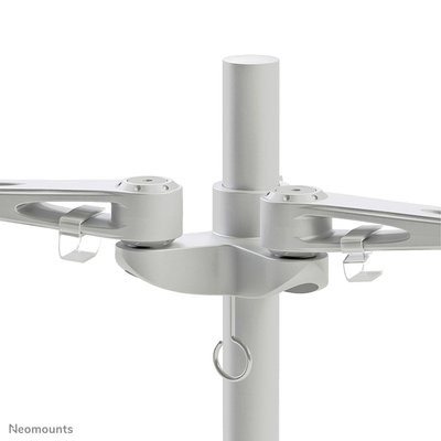 Support écran Neomounts D935D 2x 10-27" avec pince argent