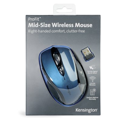 Muis Kensington Pro Fit draadloos blauw