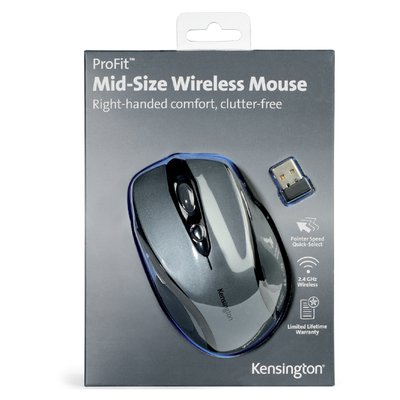 Muis Kensington Pro Fit draadloos grijs