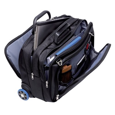 Laptoptas trolley Kensington contour 17" zwart