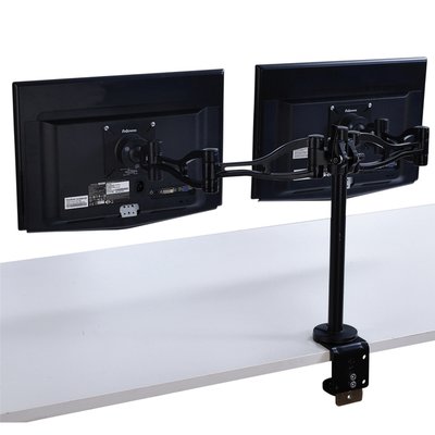 Bras écran Fellowes Vista double noir