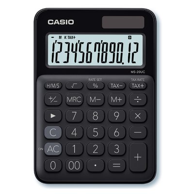 Rekenmachine Casio MS-20UC zwart