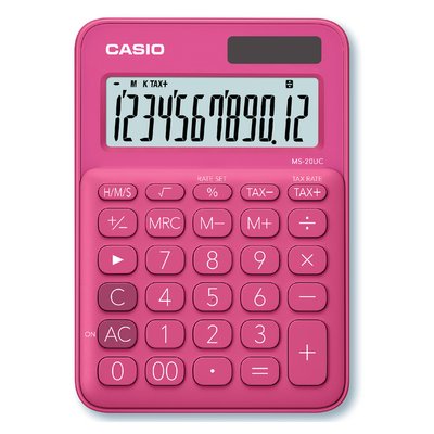 Rekenmachine Casio MS-20UC rood