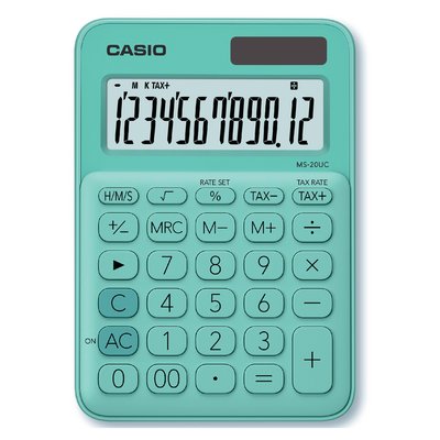 Calculatrice Casio MS-20UC vert