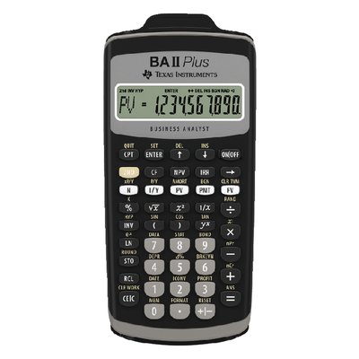 Rekenmachine TI Ba II plus