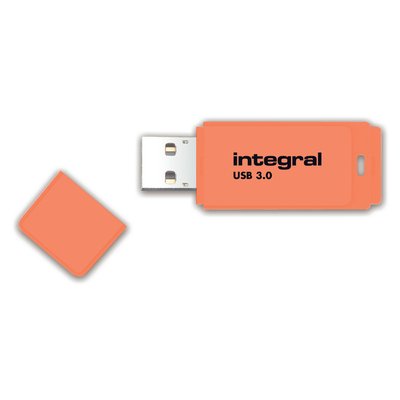 Clé USB 2.0 Integral Neon USB-A 16Go orange