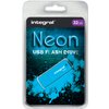 Clé USB 2.0 Integral Neon USB-A 32Go bleu Photo