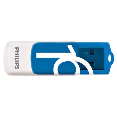 Clé USB 2.0 Philips Vivid USB-A 16Go bleu
