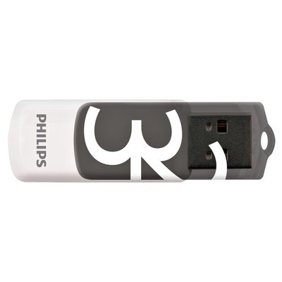 Clé USB 2.0 Philips Vivid USB-A 32Go gris