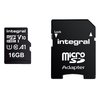 Geheugenkaart Integral microSDHC V10 16GB foto