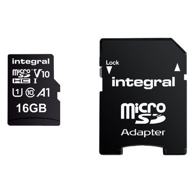 Geheugenkaart Integral microSDHC V10 16GB