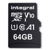 Geheugenkaart Integral microSDXC V10 64GB foto